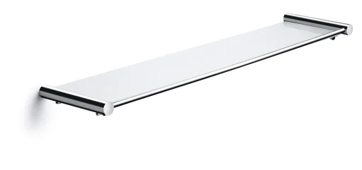 Pressalit glasshylle, 13,5x58,8cm, polert rustfritt stål