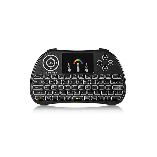 P9 Trådløst og Baggrundsbelyst Mini-tastatur til PC/TV-boks