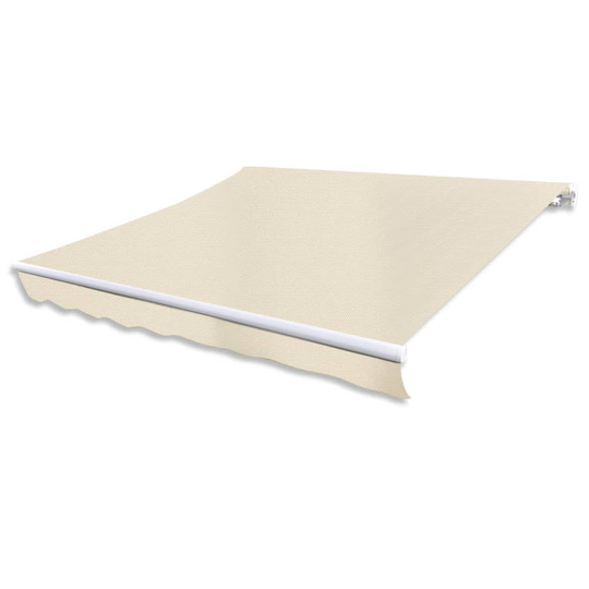 vidaXL foldemarkise 300 cm cremefarvet