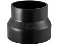 110 x 63 mm Reduktion centrisk sort PEH Geberit