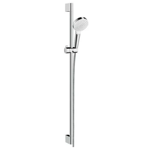 Hansgrohe Crometta 1jet Dusjsett 90 cm, Hvit/Krom