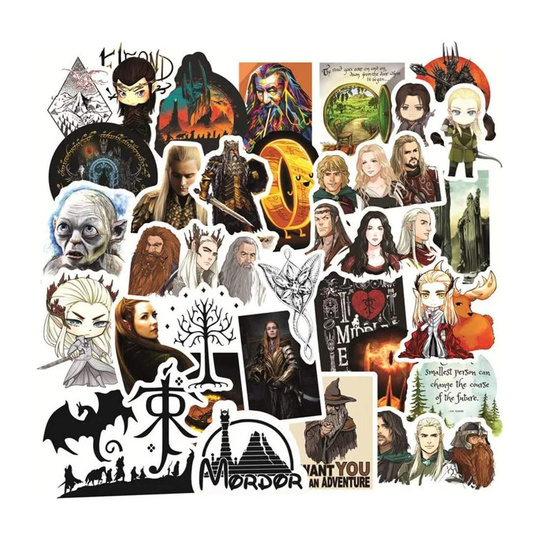 50x Klistermærker - The Hobbit