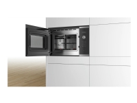 Bosch Serie | 6 BEL554MS0 - Mikrobølgeovn med grill - til indbygning - 25 liter - 900 W - rustfrit stål