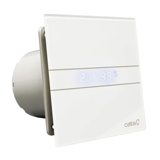 Cata E-100 GTH vifte m/hygrostat & timer, hvit