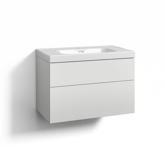 Svedbergs Forma Push Servantskap 80cm / 45cm Hvit Matt