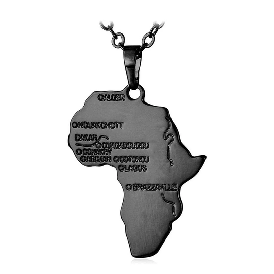 U7 Afrikahalskæde Sort