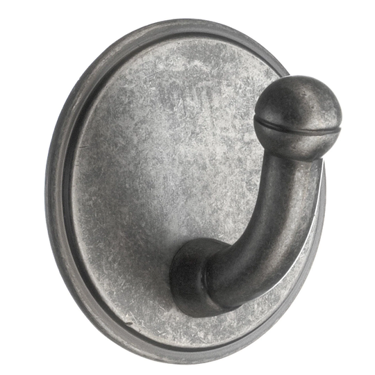 Beslagsboden Enkel Krok 1120 - Selvklebende Tinn