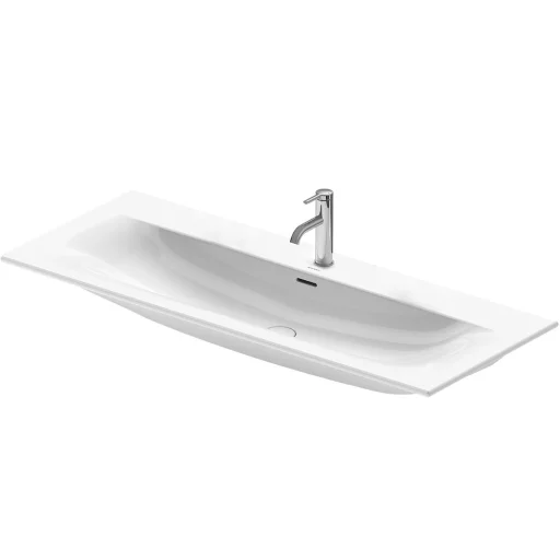 Duravit Viu håndvask 123x49 cm, WonderGliss, hvit