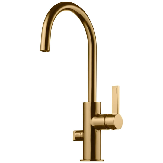 Tapwell Arm184 Kjøkkenarmatur Avstengning Brushed Honey Gold