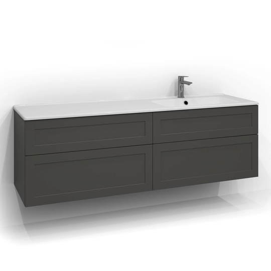 Svedbergs Forma Ramme Servantskap 160cm / 45cm Skifergrå