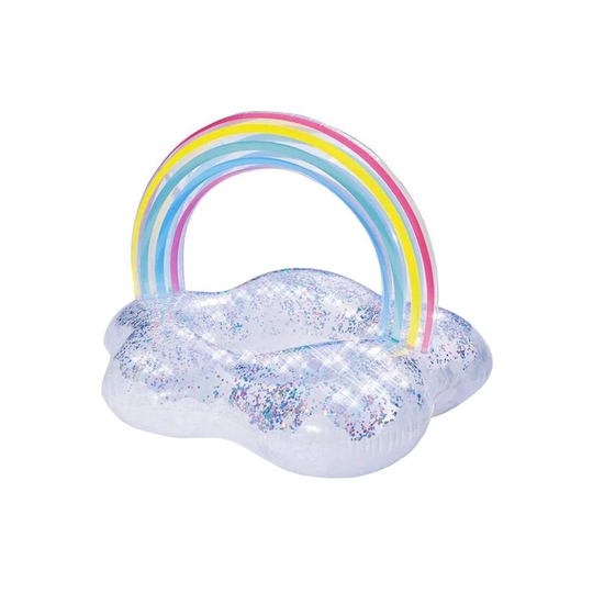 Pool Float, Sky med regnbue - 109 x 99 x 86 cm