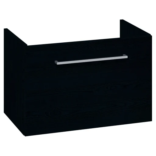 Dansani Mido+ servantskap med 1 skuff, bredde: 60 cm, sort struktur