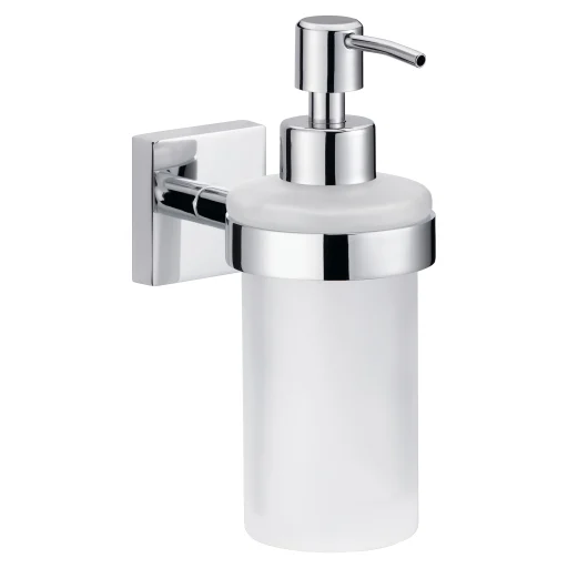 Tesa Ekkro såpedispenser, satinert glass/krom