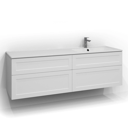 Svedbergs Forma Ramme Servantskap 160cm / 45cm Hvit Matt