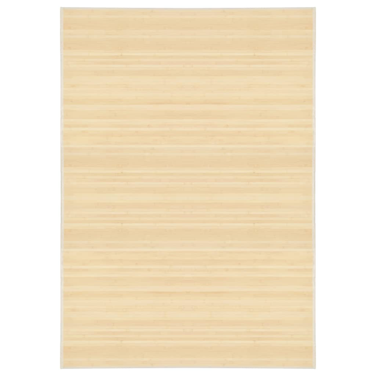 vidaXL bambustæppe 120 x 180 cm naturfarvet