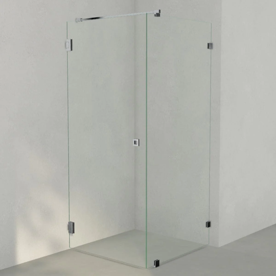 INR Iconic Nordic Rooms Dusjhjørne ARC 13 Original Krom / 90x90cm Klart Glass