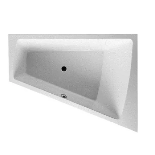 Duravit Paiova komplet badekar m/rygglen, t/innbygning 180x140 cm, hvit