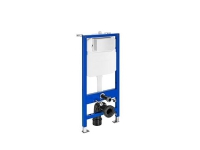LAUFEN Roca Duplo frontbetjent indbygningscisterne: 112 cm høj, bredde 50 cm, boltafstand: 230 eller 180 mm, dobbeltskyl 4,5 / 3 liter