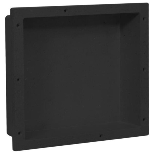 vidaXL bruseniche 41x36x10 cm mat sort