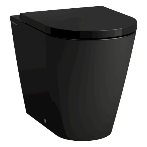 Kartell Laufen toalett, back-to-wall, sort
