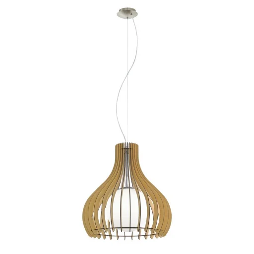 Tindori Pendel Ø500 lønn, E27, 60W