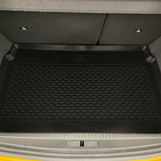 vidaXL bagagerumsbakke til Peugeot 208 (2018-), e-208 (2020-) gummi