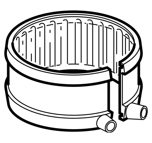 90 mm Fix-band sort PEH Geberit