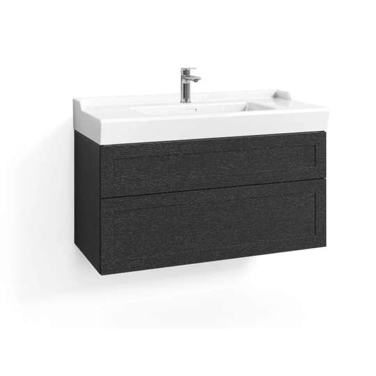Svedbergs Forma Ramme Servantskap 100cm / 45cm Svart eik