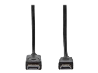 Nedis - High Speed - adapterkabel - DisplayPort han til HDMI han - 2 m - sort - rund, 4K support