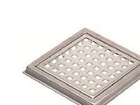 Ramme og rist til miniafløb-til gamle 181/381-Ramme: 106x106 mm