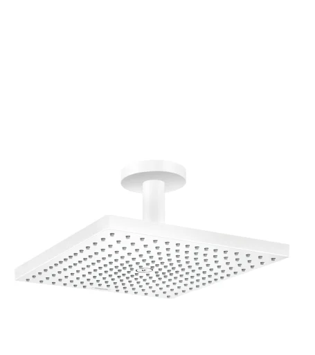 Hansgrohe Raindance E 1jet hodedusj med takfeste 100 mm, matt hvit