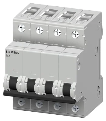 Strømbryter C 16A, 3P+N, 6kA, 5SY6616-7