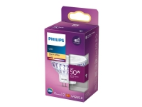 Philips - LED-spot lyspære - form: MR16 - GU5.3 - 7 W (tilsvarende 50 W) - klasse F - varmt hvidt lys - 2700 K