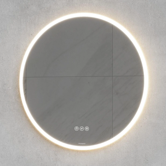 Vikingbad Oda Rundt Speil med LED Lys 60cm