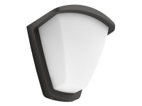 Philips myGarden Væglampe, Udendørs vægbelysning, Anthracit, Hvid, Aluminium, II, Midlertidig, Moderne