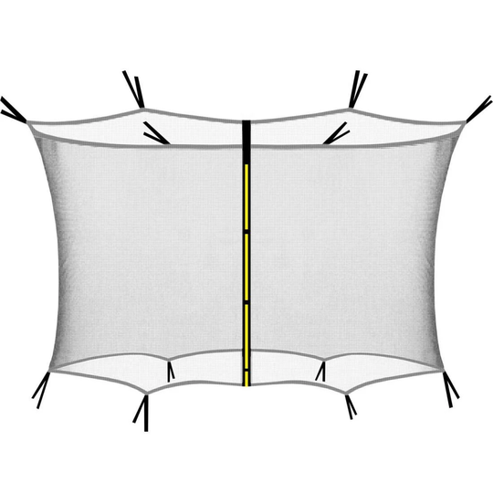 Sikkerhedsnet til Trampolin - 305 cm