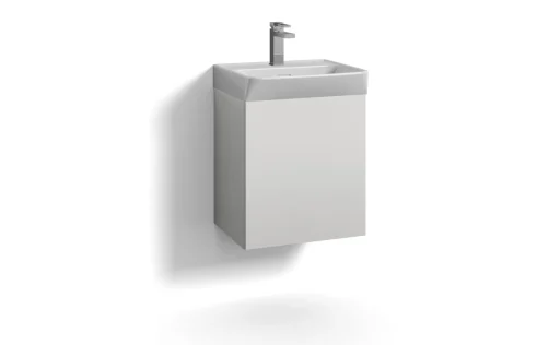Svedbergs Skapa Servantskap m/dører 45x35, Hvit