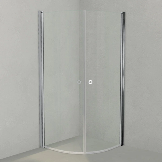 INR Iconic Nordic Rooms Dusjhjørne Linc Niagara Original, Safetech Glass Krom / 90x90cm Klart