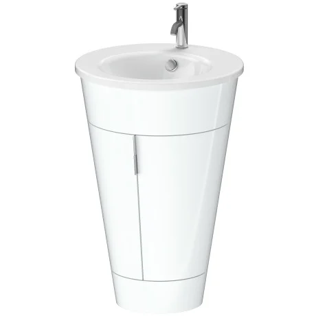 Duravit Starck gulvstående servantskap, hvit høyglans