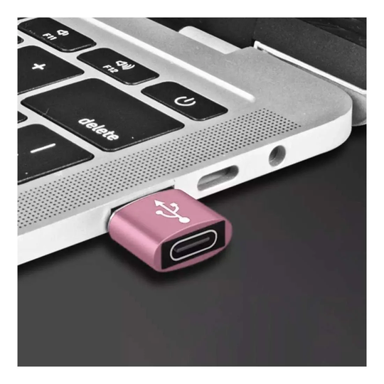 Trådløs USB-C til USB-A-adapter - Lyserød
