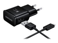 Samsung Travel Adapter EP-TA20 - Strømforsyningsadapter - 2 A (USB) - på kabel: USB-C - sort