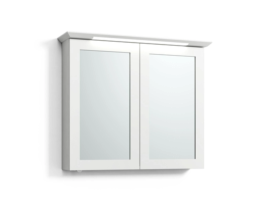 Svedbergs Hamra Speilskap 80cm / Hvit Matt