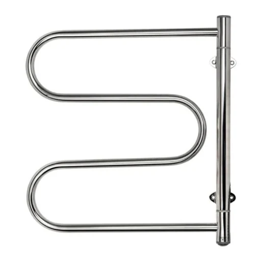Kriss Mare håndkletørker f/El-tilkobling 550x520 mm, poleret rustfrit stål