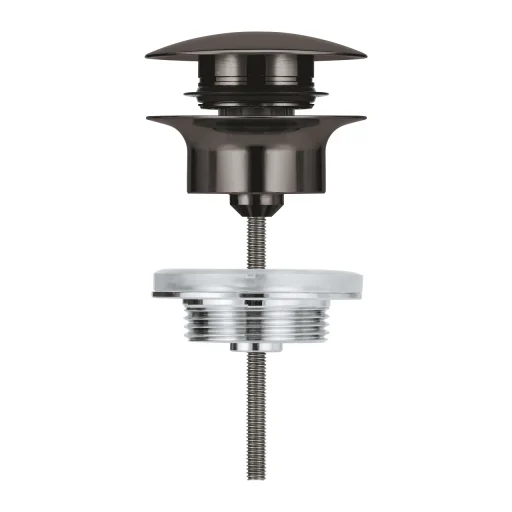 Grohe Pop-up bunnventil 1 1/4" med og uten overløp, polert hard graphite