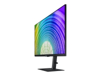 Samsung S27A600UUU - S60UA Series - LED-skærm - 27 - 2560 x 1440 QHD @ 75 Hz - IPS - 300 cd/m² - 1000:1 - HDR10 - 5 ms - HDMI, DisplayPort, USB-C - Sort