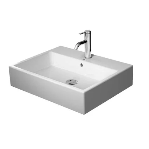 Duravit Vero Air Servant m/WonderGliss, Tapphull & Overløp - 60x47 cm