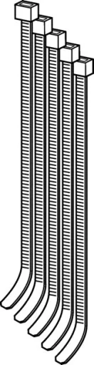 9,0 x 655 mm Strips à 100 stk. Geberit