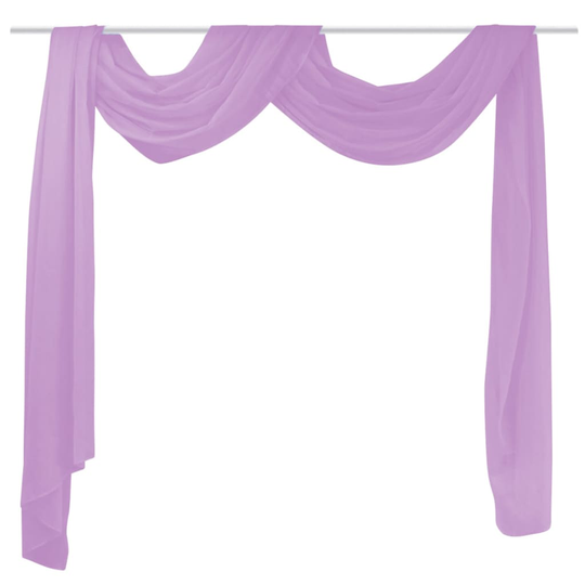 vidaXL voile-gardin 140 x 600 cm lilla