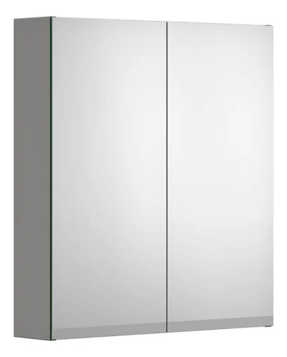 Gustavsberg Artic speilskap, LED, 59,4x66,2 cm, grå