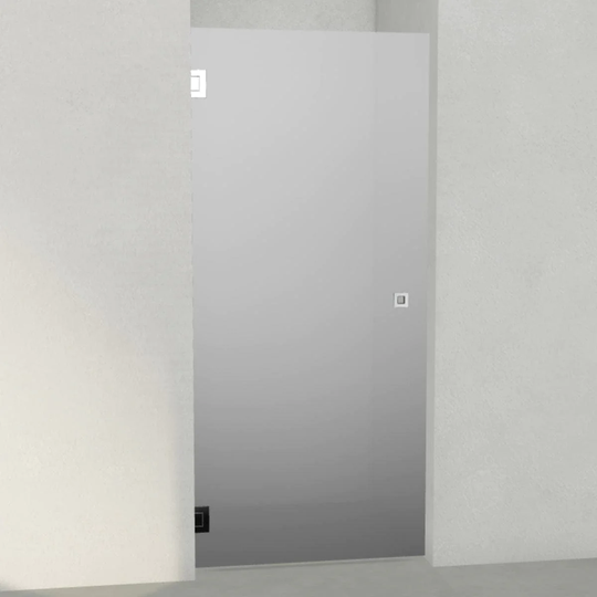 INR Iconic Nordic Rooms Dusjnisje ARC 2 Måltilpasset Krom / Dark Frostet Glass